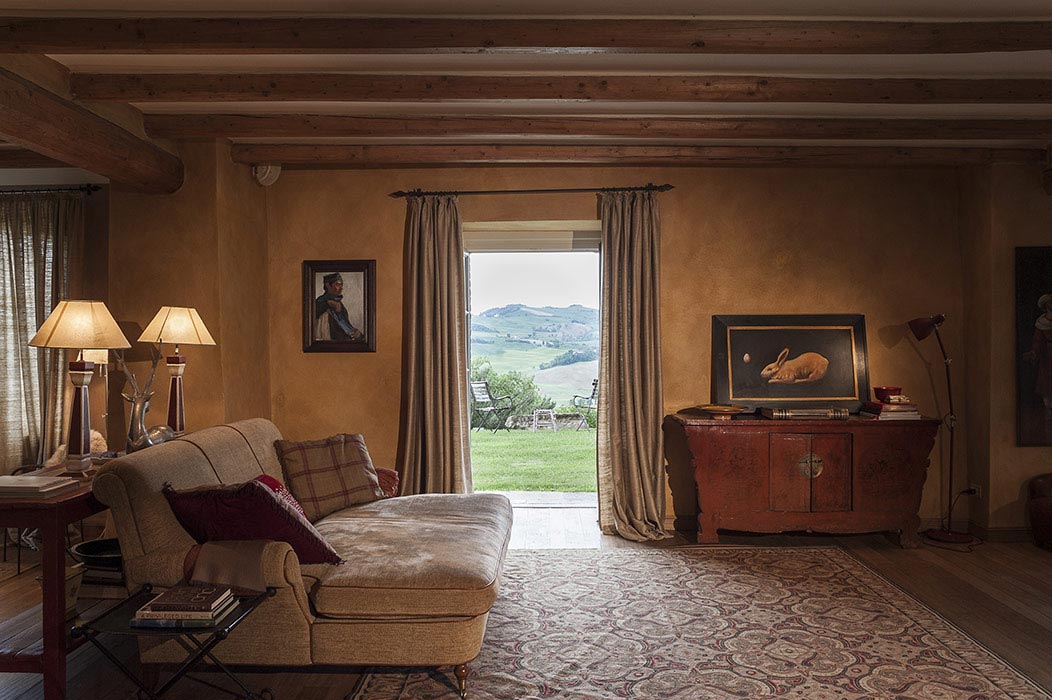 Casale in Val Tidone, vista interna