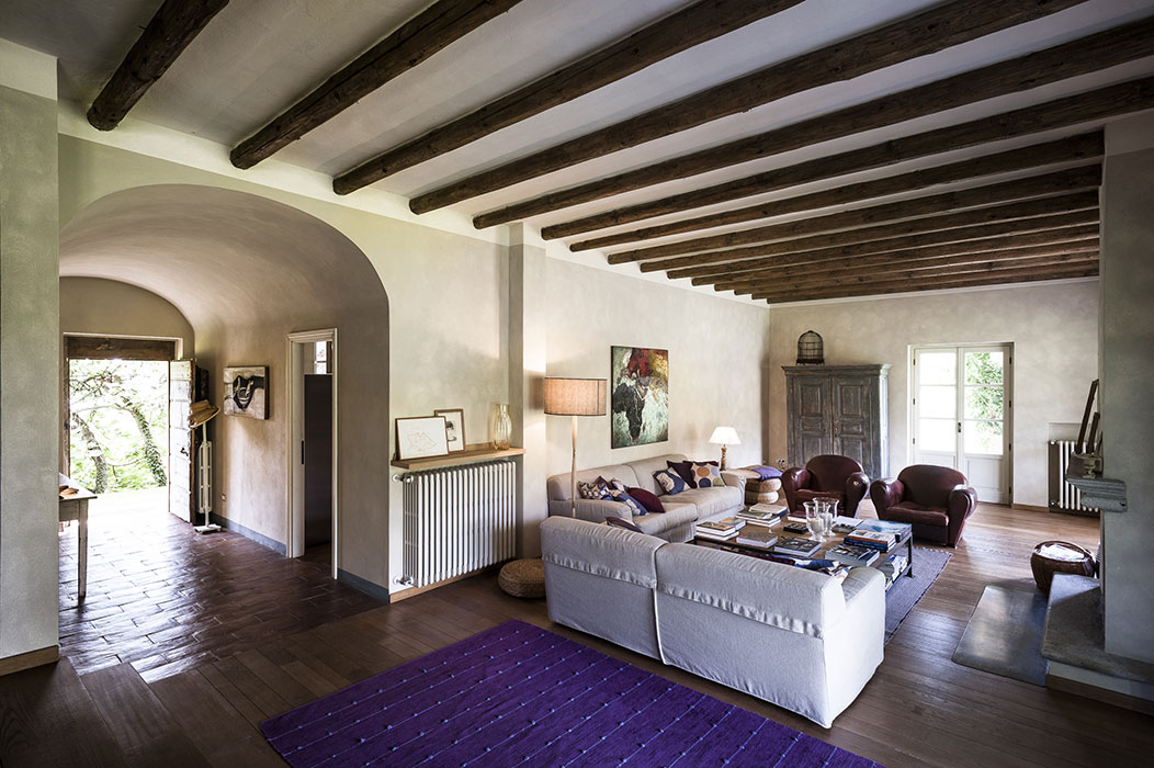 Casale in Val Trebbia, vista interna