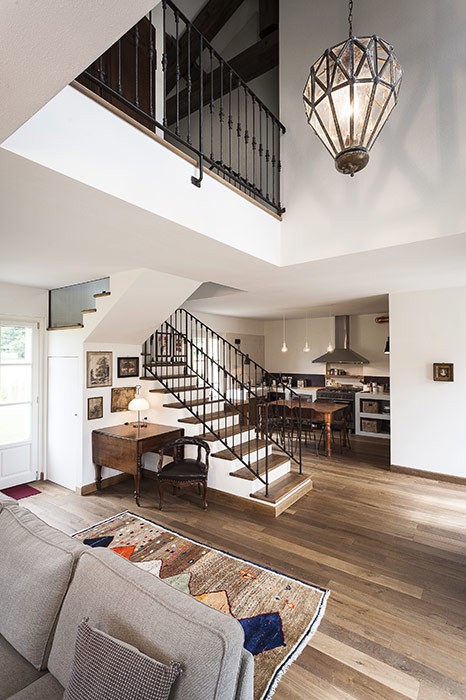 Cascina in Brianza, vista interna