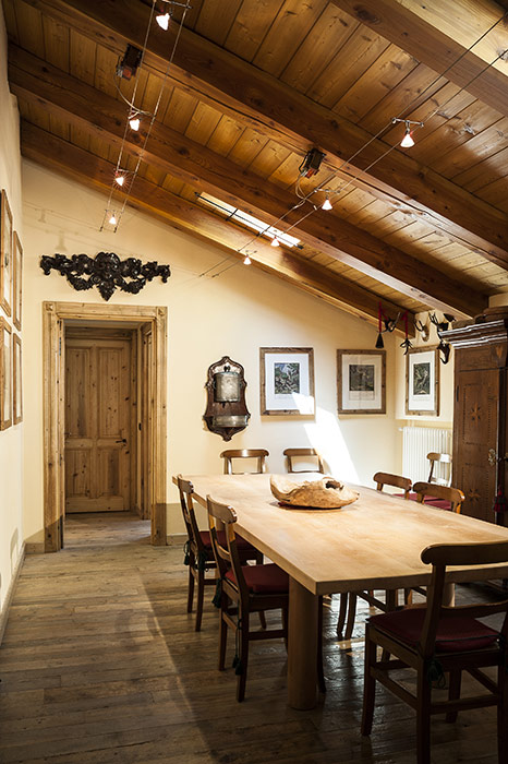 Chalet a La Saxe, vista interna