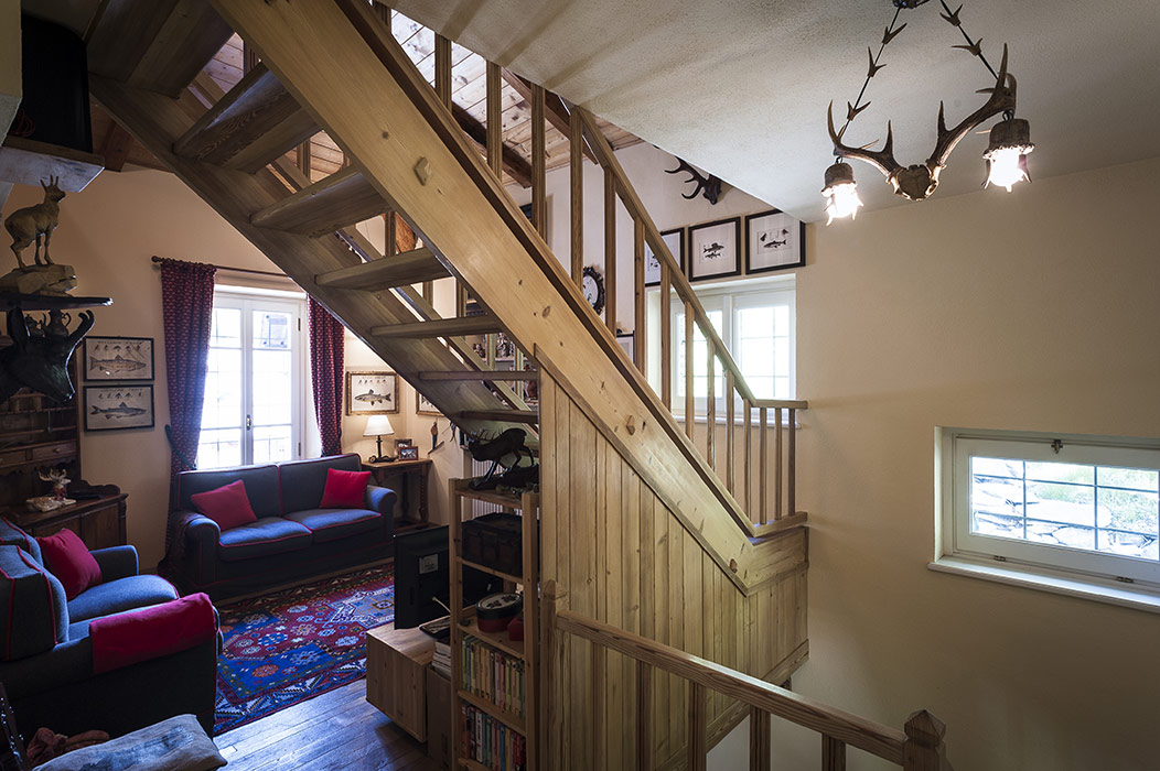 Chalet a La Saxe, vista interna