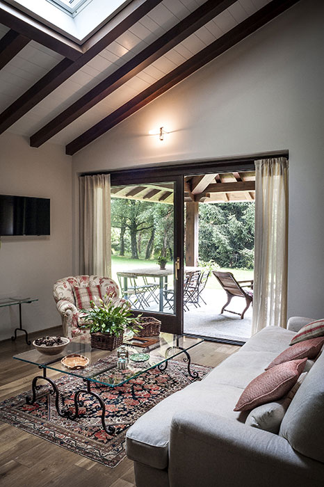 Villa a Como, vista interna