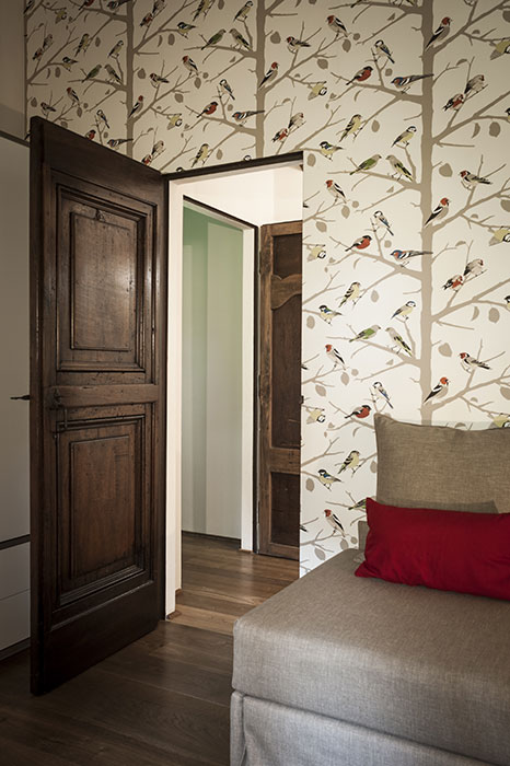 Villa a Como, vista interna