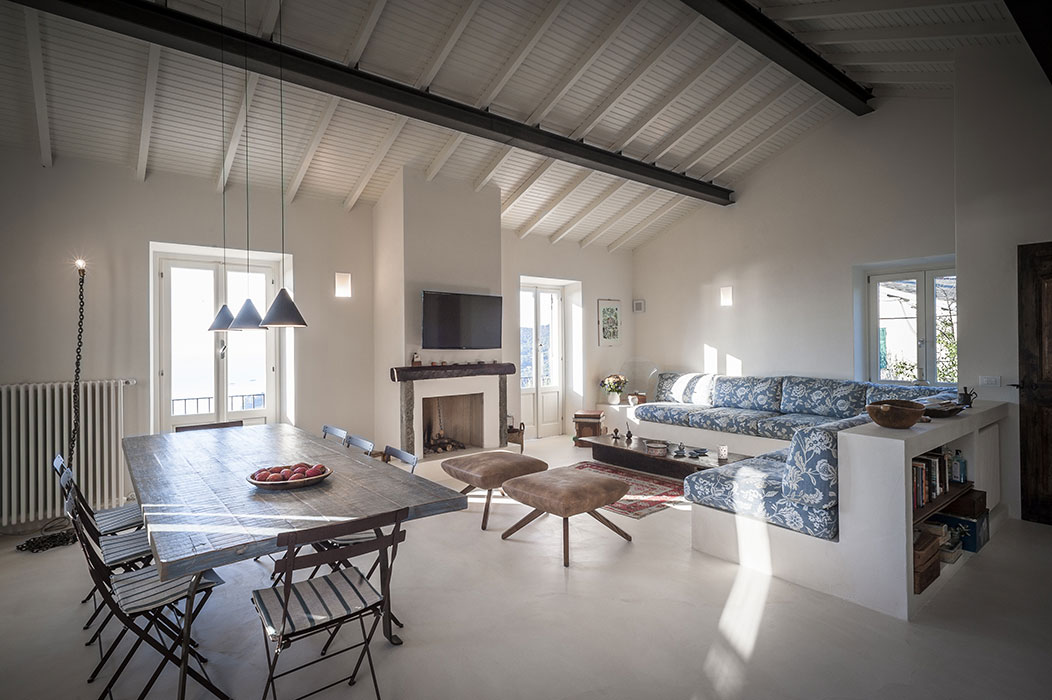 Villa a San Lorenzo della Costa, vista interna