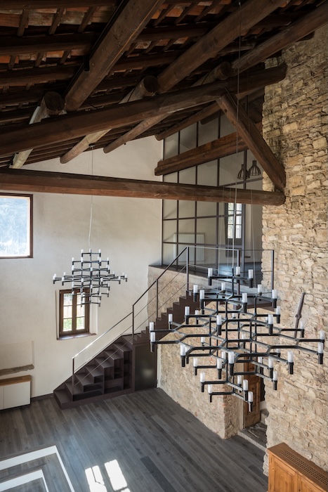 Villa in Brianza, vista interna