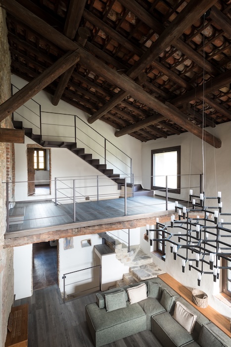 Villa in Brianza, vista interna