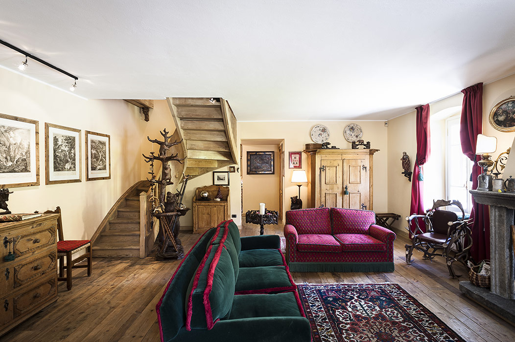 Chalet a La Saxe, vista interna