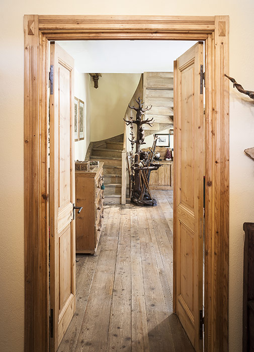 Chalet a La Saxe, vista interna