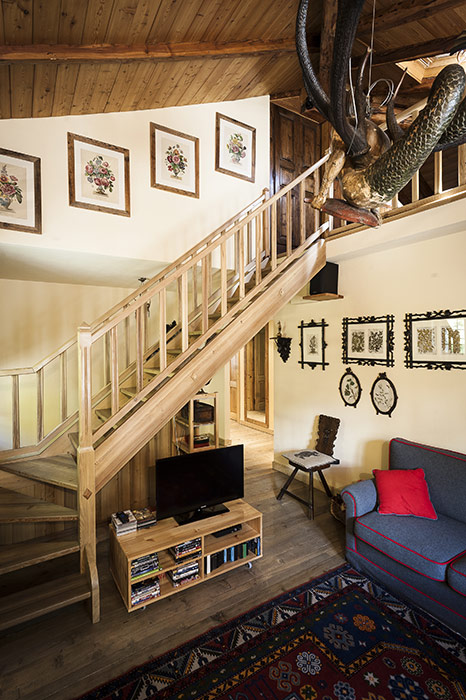 Chalet a La Saxe, vista interna