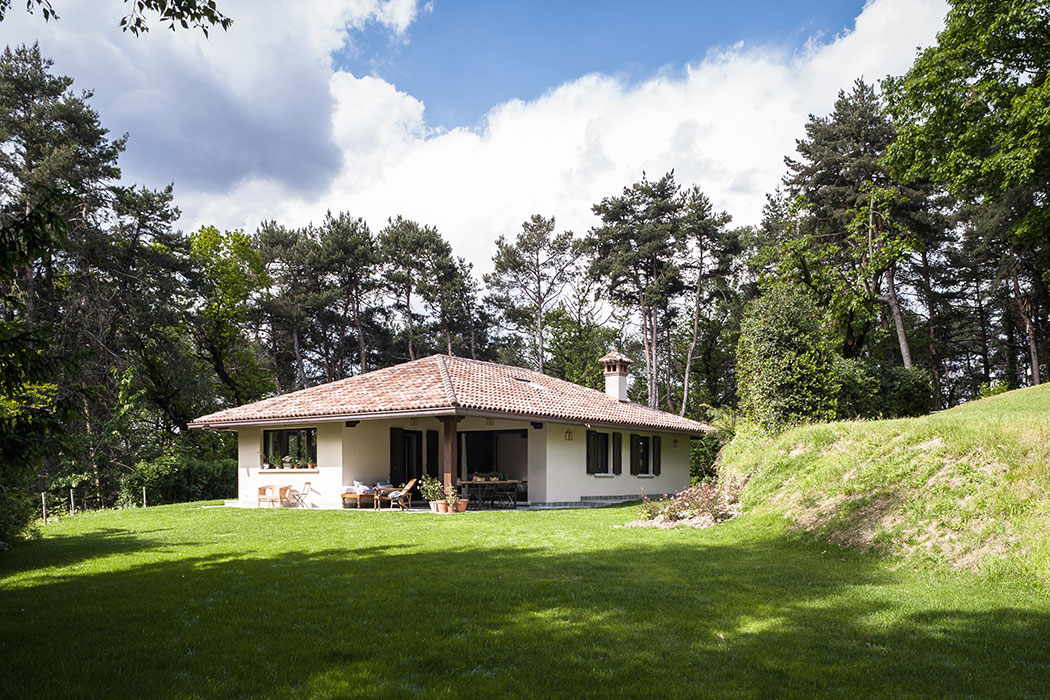 Villa en Como, vista esterna