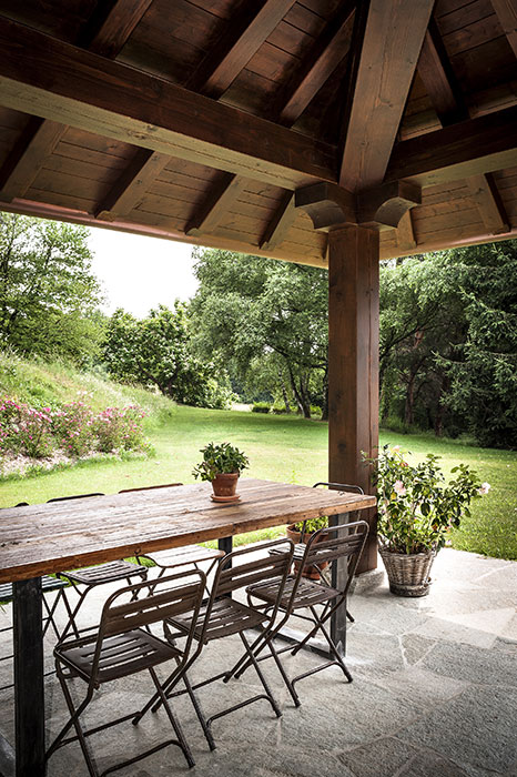 Villa en Como, vista esterna