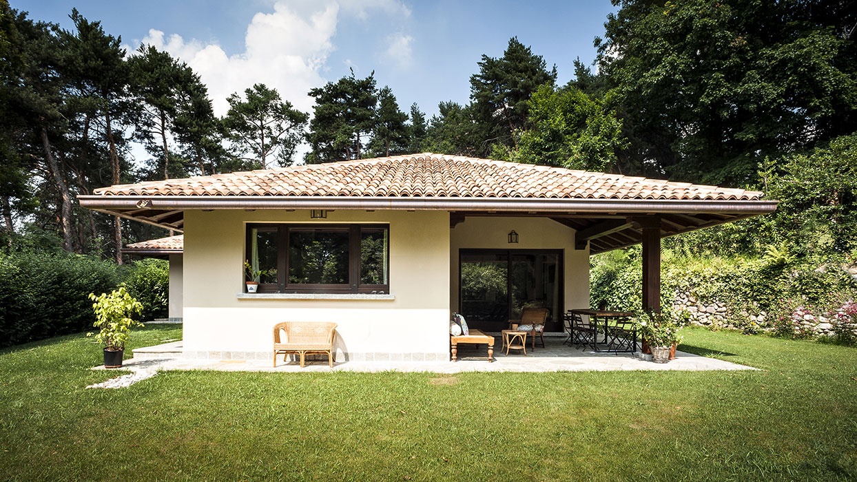 Villa en Como, vista esterna