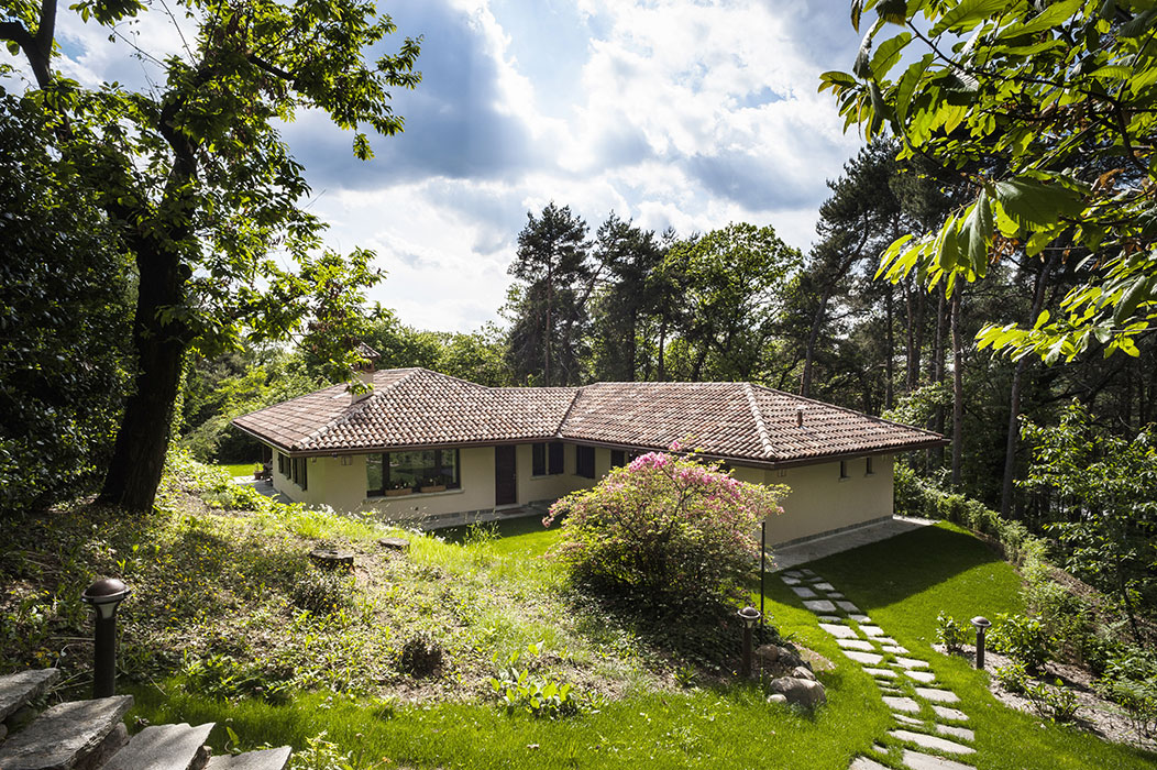 Villa en Como, vista esterna