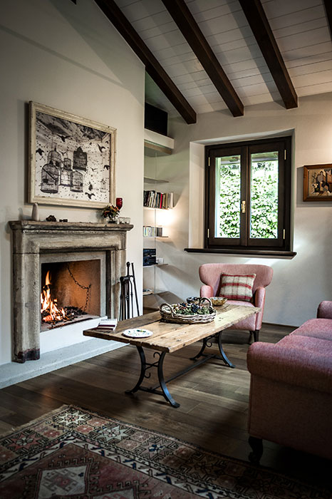 Villa en Como, vista interna