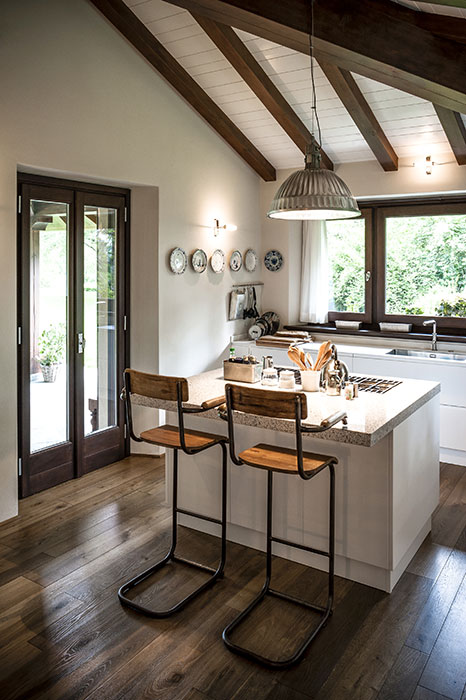 Villa en Como, vista interna